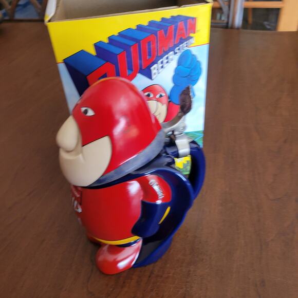 Vtg 1989 Budweiser Bud Man Beer Stein Collector's Edition With Original Box - Picture 2 of 11